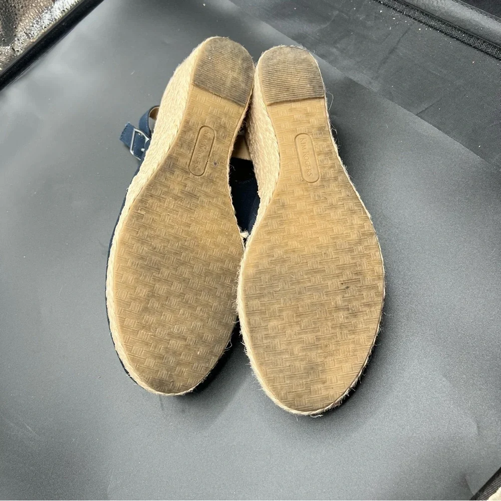 Kim rogers Dyann Navy Wedge shoes